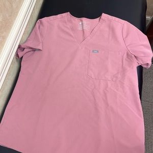 Figs Caterina Mineral Mauve Top